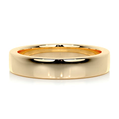 Travis Men's Wedding Band -18K Yellow Gold