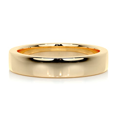 Peter Men's Wedding Band -18K Yellow Gold