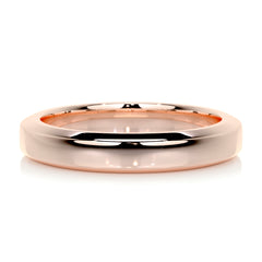 Lewis Men's Wedding Band -14K Rose Gold