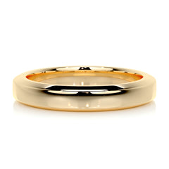 Lewis Men's Wedding Band -18K Yellow Gold