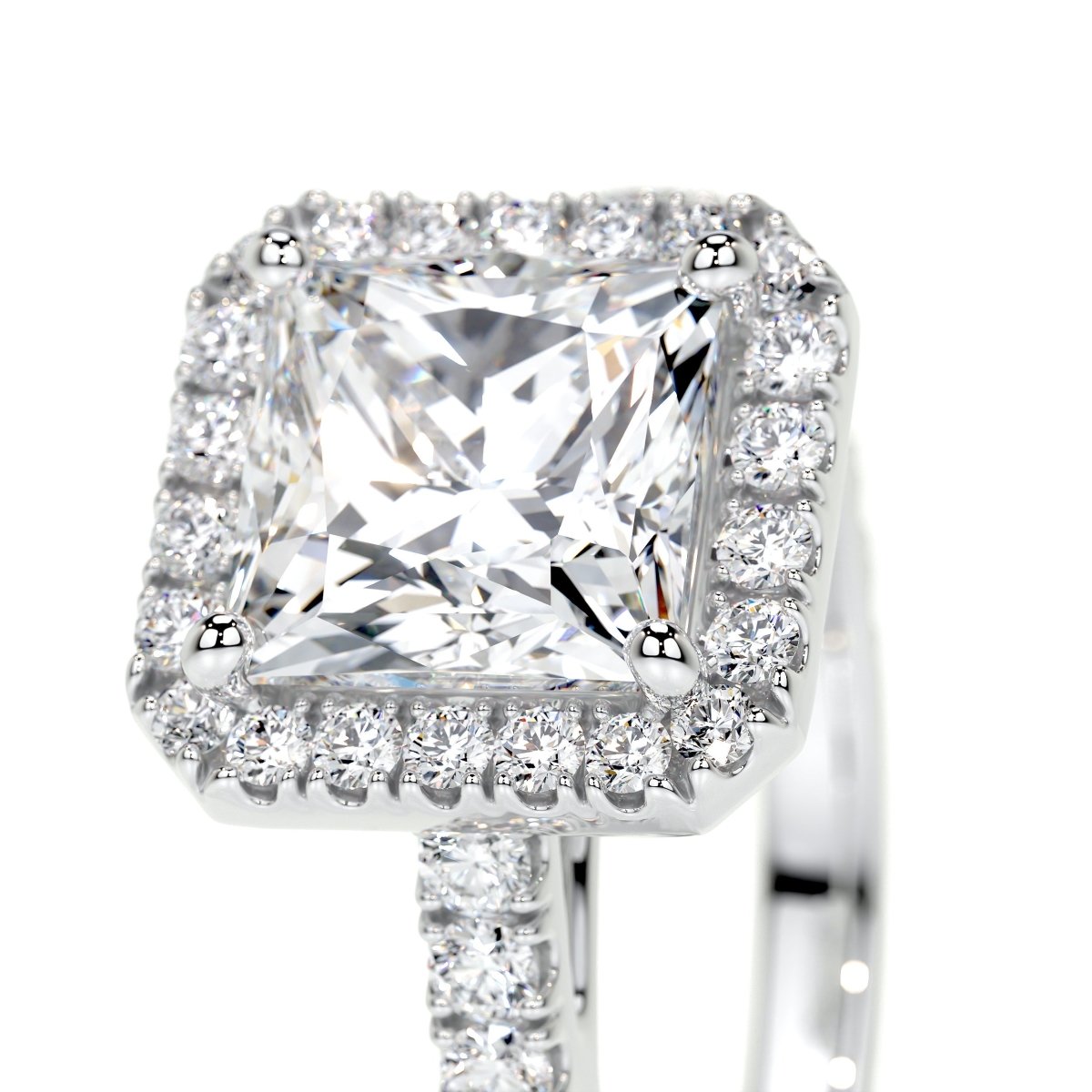 Selena Lab Grown Diamond Ring (2.75 Carat) -14K White Gold - Best BrillianceLG99217W14
