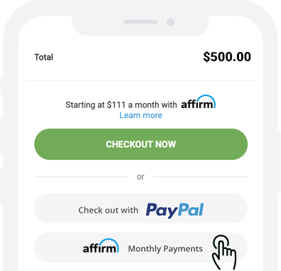 Quick application with Affirm Quick application with Affirm