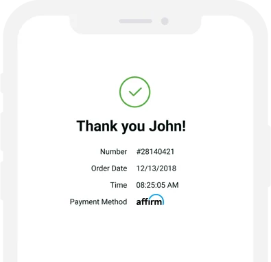 Affirm checkout and shipping Affirm checkout and shipping